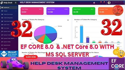 EP 32 Help Desk Management System EF Core NET Core ll .NET 8.0 Tickets, Users, Roles, Audit Logs 🚀💥
