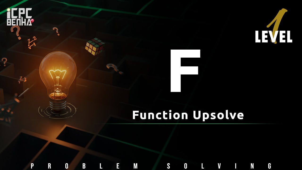 Generate The Math F Problem Problem F | Function Sheet Upsolve - YouTube