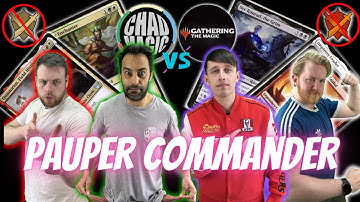 COMMONS ONLY! Pauper EDH with Gathering the Magic! | Quintorius v Satyr Enchanter v Syr Konrad v Gut