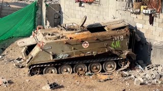 Cos I Blindatibomba Israeliani Hanno Devastato Gaza City