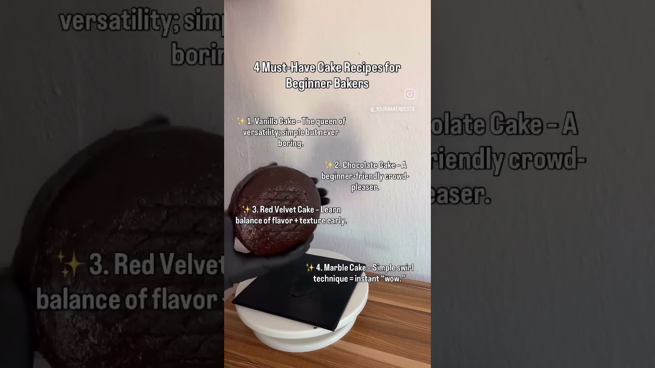 4 Must Have Cake Recipes For Beginners Bakers 