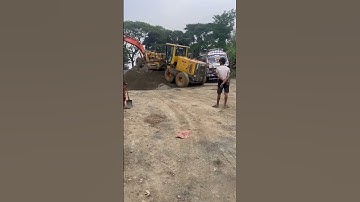 GRADER WORKING VIDEO #video #reels #story #loader #status #viralreels #sdlg #crane #shipping
