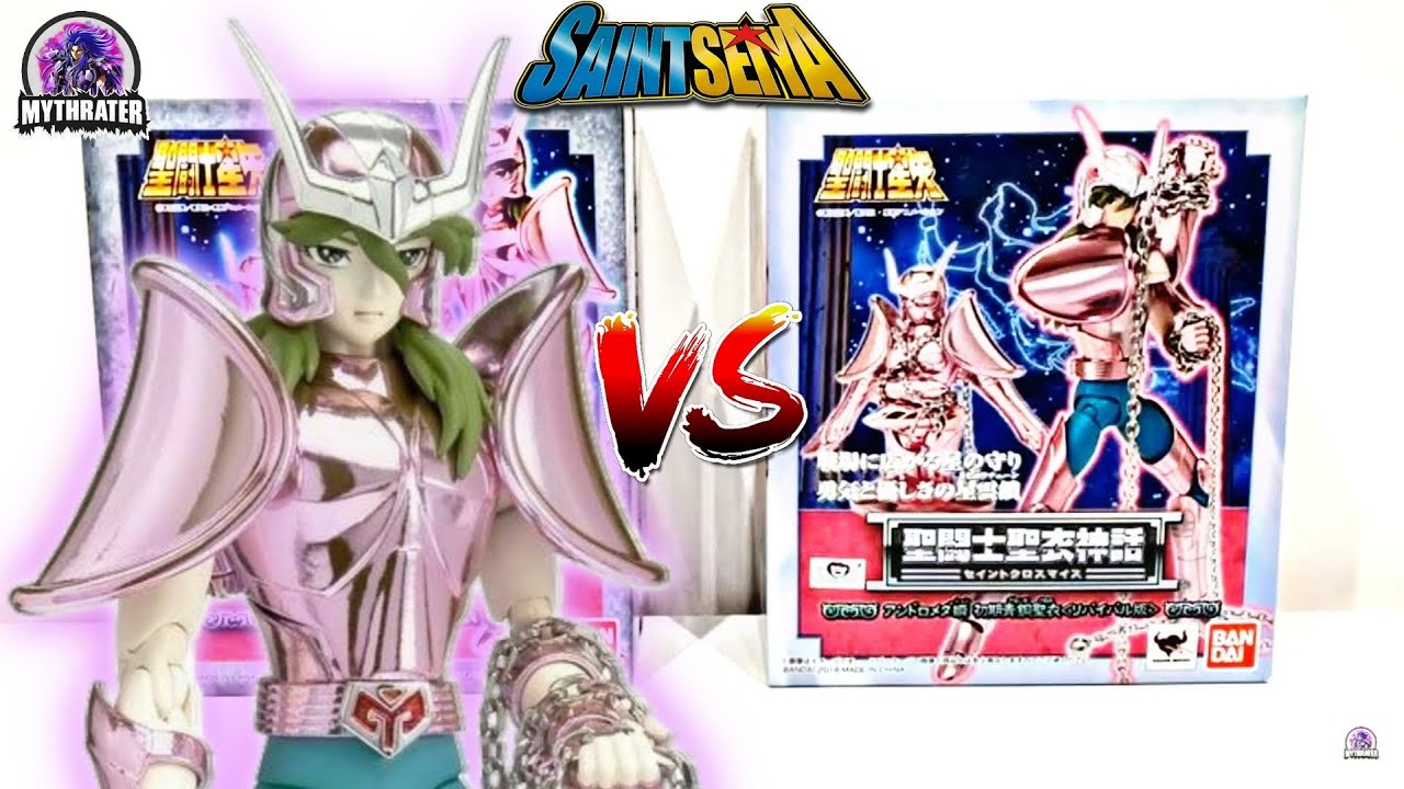 MR10 Myth Cloth Saint Seiya Shun d' Andromède V1 Bandai 1ère édition VS version Revival