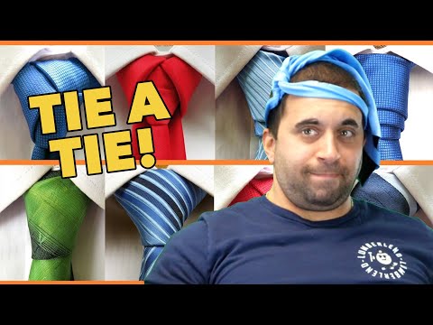 Update 6 Grown Men Tie A Tie For The First Time | Lumberlend Learns