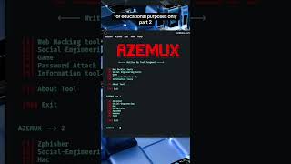 افضل اداة pen testing 💻..............#azemux #hacking #cypersecurity #اكسبلور