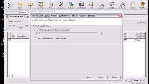 Setting Up The D&H Products Data Source for QuoteWerks