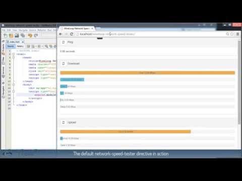 AngularJS Network Speed Tester - The Directive
