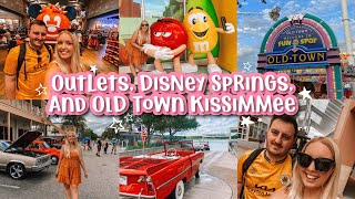 ORLANDO PREMIUM OUTLETS, DISNEY SPRINGS, AND OLD TOWN KISSIMMEE | ORLANDO VLOGS 2023