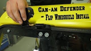 Flip Windshield Install | Can-Am Defender | How To | SuperATV