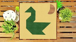 First video! The Swan - Tangram Challenge puzzles for family and friends! screenshot 5