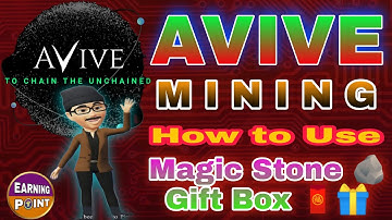 AVIVE mining app | How to Use Magic Stones and Gift 🎁 Card♦️#btcs #cryptocurrency #avive @avive
