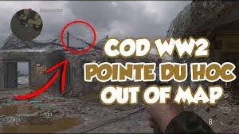 Call of duty WW2 Out Of Map Glitch: Pointe Du Hoc