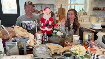 Vintage and Antique Thrifted Home Decor - Thrift Haul