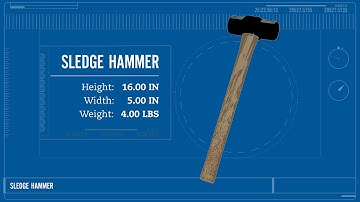 The Dropped Objects Experiment | 4 LB Sledge, 20