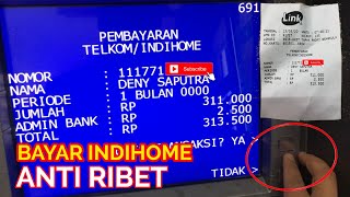 Cara Bayar Wiffi Indihome Pakai Atm Bank Bri  Deny Dennta