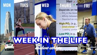 WEEK IN MY LIFE D1 TRACK ATHLETE // first week of outdoor season training! 400 hurdle season!