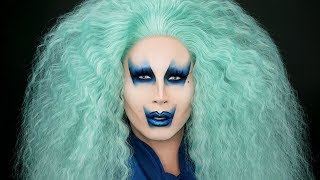 MAKEUP BY THE VILLBERGS - Blue Drag Makeup Tutorial