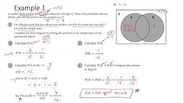 Geometry 21.4 Mutually Exclusive and Overlapping Events