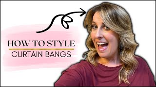 Styling Curtain Bangs: With A Blow Dryer and Round Brush