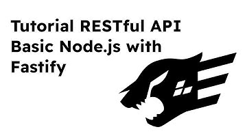 Tutorial RESTful API Basic Node.js with Fastify