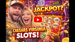 🎰 Slot Vlog at Caesars Virginia | Can We Hit a Big Bonus