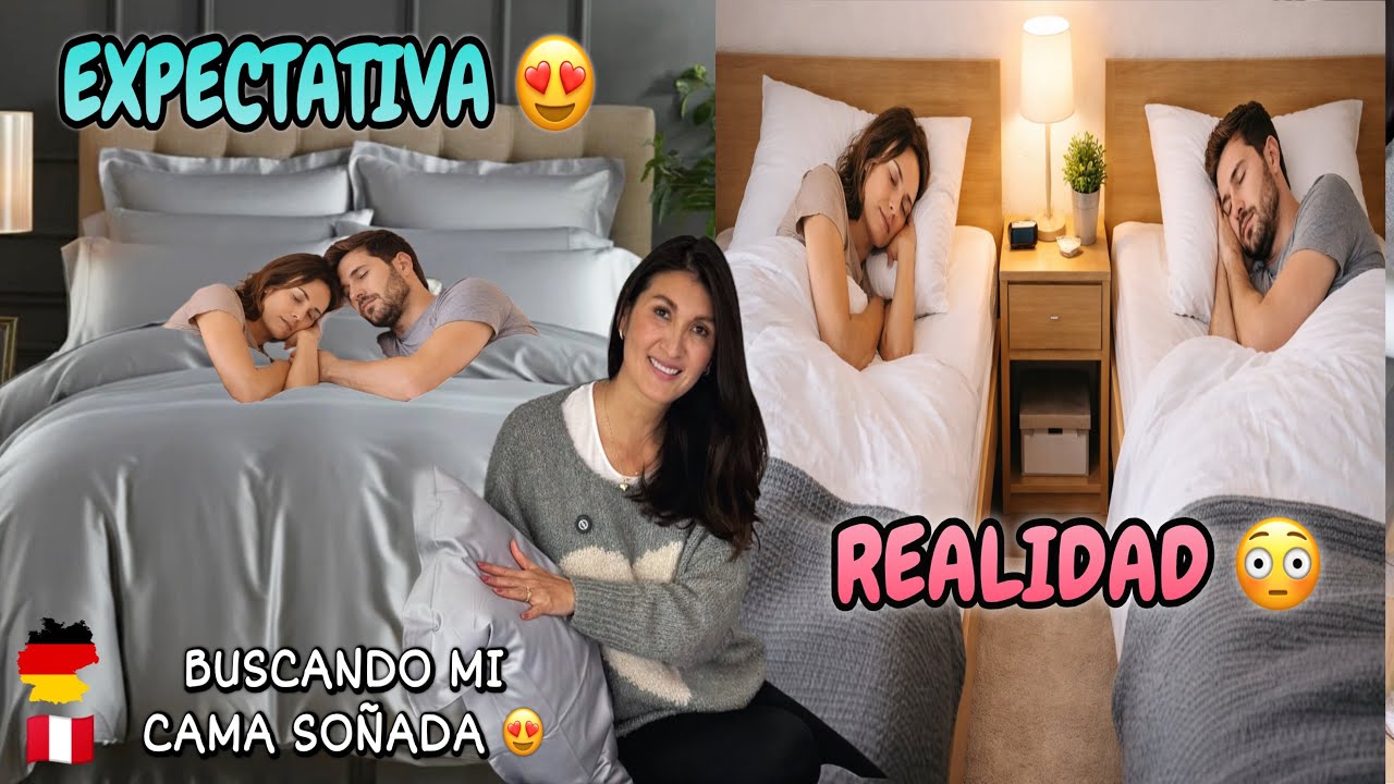 ¿Así duermen las parejas en Alemania? 😳🇩🇪 | Buscando mi cama soñada