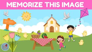 ESL Easter Memory Game  🧠 Spring Picture Challenge | English Class Game