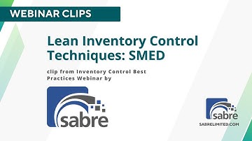 Lean Inventory Control Techniques: SMED