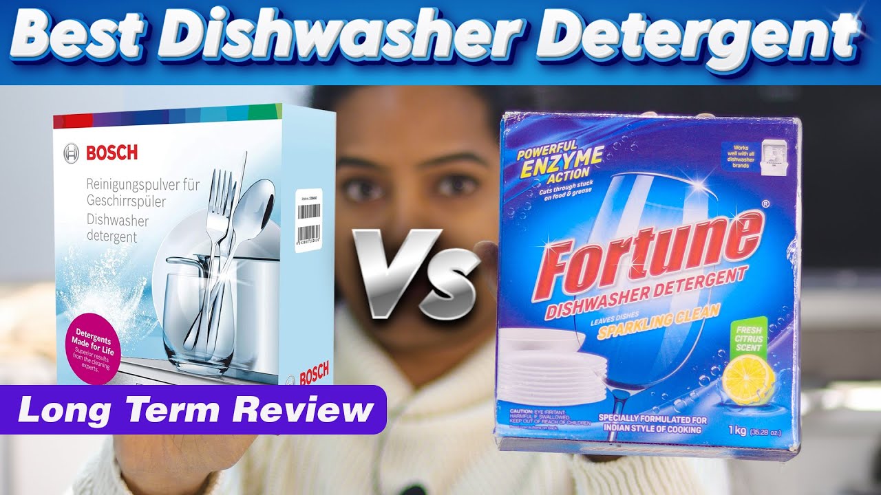 Best Dishwasher Bosch Detergent vs Fortune Detergent Tamil Bosch