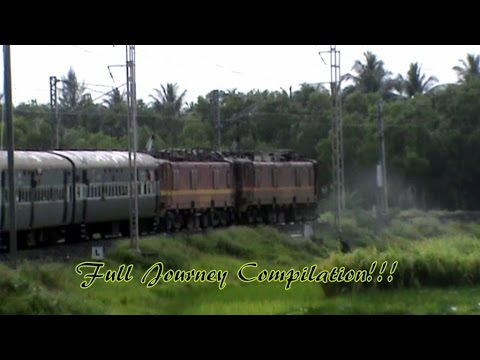 Full journey compilation from Kolkata to seashore Digha in wet monsoon!! Train journey!!!