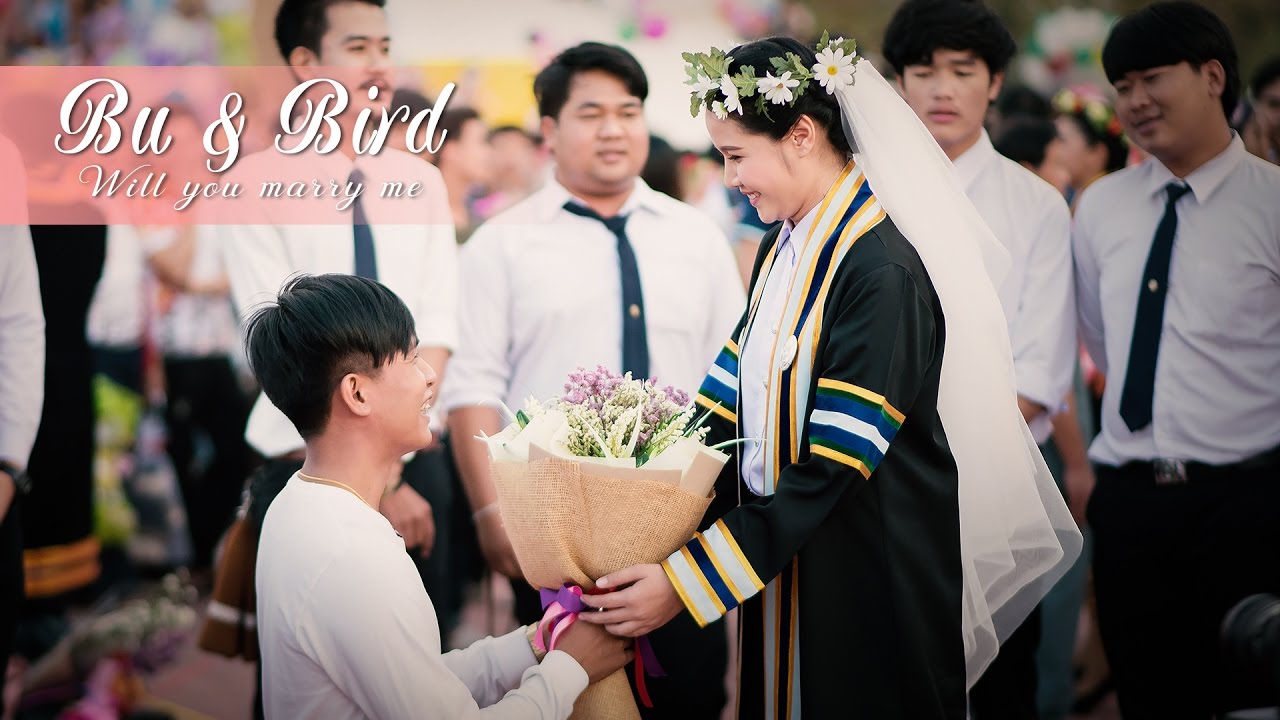 เซอร์ไพรส์ขอแต่งงาน เบิร์ด + บลู
