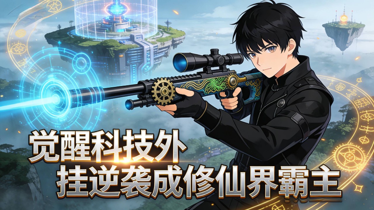 【Multi Sub】《覺醒科技外掛逆襲成修仙界霸主》手槍狙擊無人機跨界支援，我用現代科技碾壓上古神通#漫劇 #動態漫 #AI漫劇 #動漫 #動畫