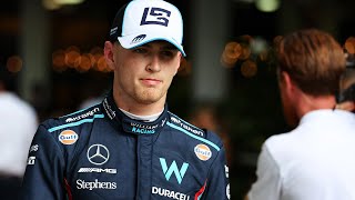 Logan Sargeant on his first F1 drive in the rain at Monaco