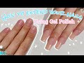 How To Extend Your Short Nails Using Gel Polish AND Dip Powder! NO NAIL TIPS!! Beginner Friendly