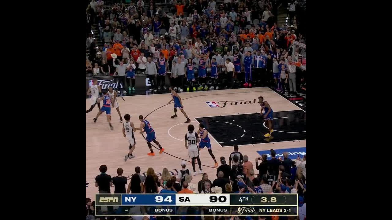 THE MOMENT THE KNICKS WON THE NBA CHAMPIONSHIP 🏆 FIRST TITLE IN 53 YEARS! 🔥