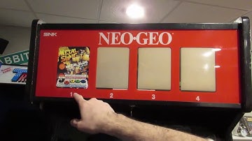 Neo Geo MVS - PROTOTYPE LED Mini Marquee Panel Install