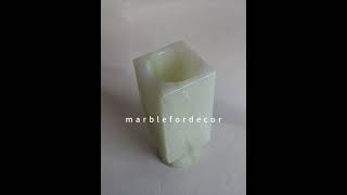 Onyx Vase | Dining Table Centerpiece | Housewarming Gift