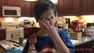 Kid Eating Popsicle 