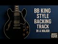 BB King Style Backing Track in A Major