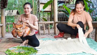 FULL VIDEO: Pork After 90 Days of Care - Noodle Making Recipe Goes to Market Sell | Green Life