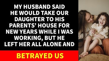 I called my father-in-law to see if my husband and daughter had arrived, but...