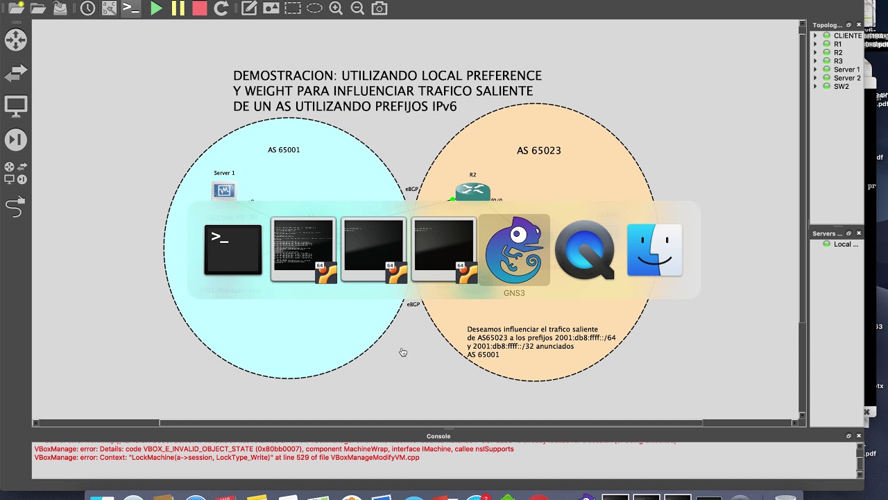 Utilizando BGP Local Preference y Weight... - YouTube