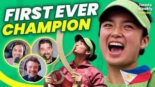Alexandra Eala becomes the FIRST EVER Filipino to WIN a singles title in DC 🇵🇭🏆🔥