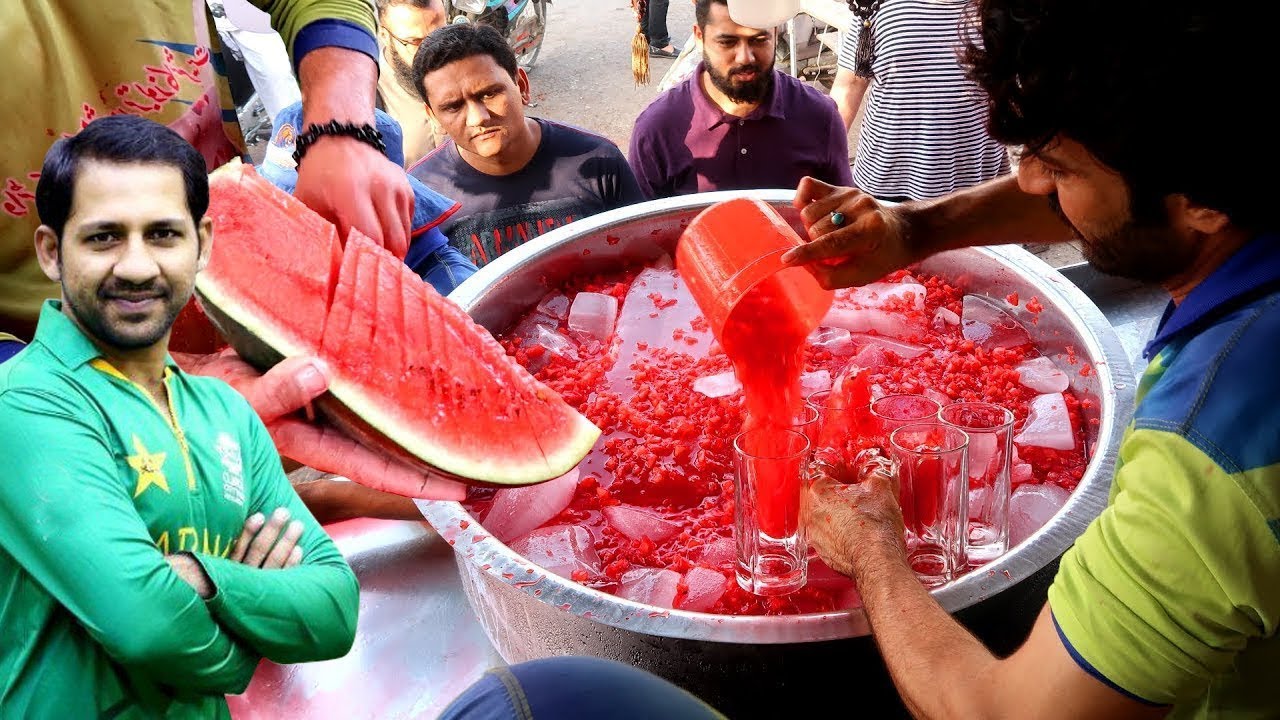 Famous Tarbooz ka Sharbat | Fruit Ninja | Watermelon Juice | Pakistani Street Food | Street Food PK