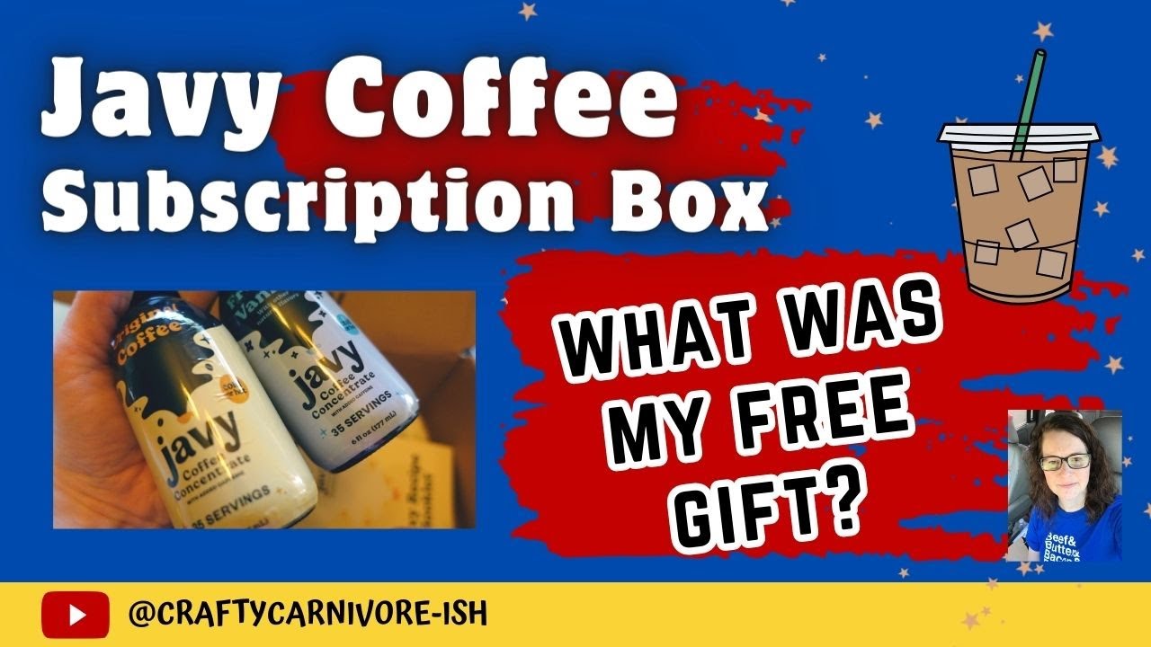 Javy Coffee Subscription Box|| What was my FREE gift?? #keto #lowcarb #
