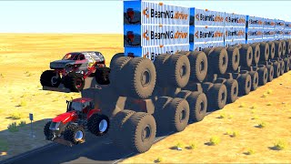 Giant Trucks #9 - BeamNG Drive | Crashes Plus