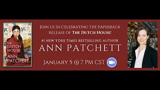 Blue Willow presents Ann Patchett | The Dutch House