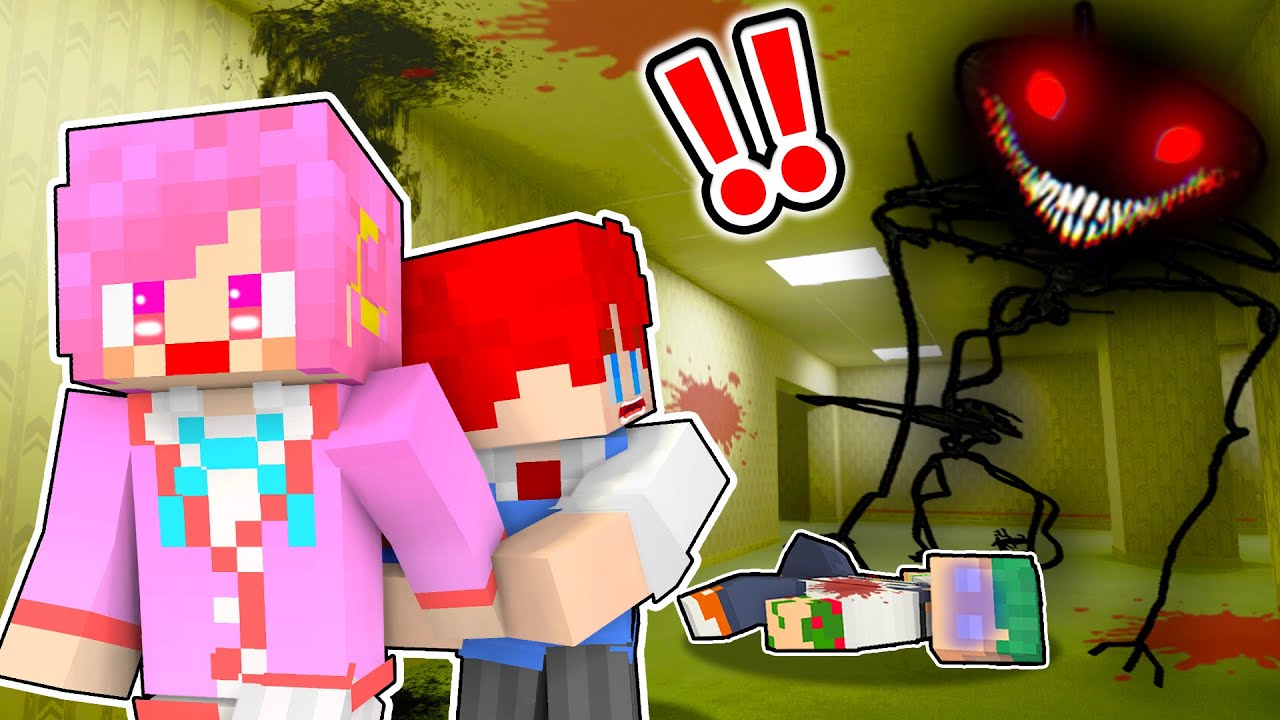 超怖い顔の化け物がいる部屋に閉じ込められた！不気味すぎる都市伝説...😱💦『The Backrooms』【まいくら・マインクラフト】