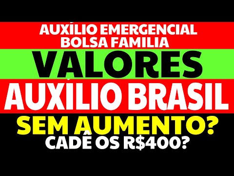 [VALOR] AUXÍLIO BRASIL NOVO BOLSA FAMÍLIA VALOR NOVEMBRO SEM AUMENTO? AUXÍLIO EMERGENCIAL