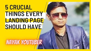 5 Crucial Things Every Landing Page Should Have (With Examples) 5 Crucial Things Every Landing Page Should Have (With Examples)